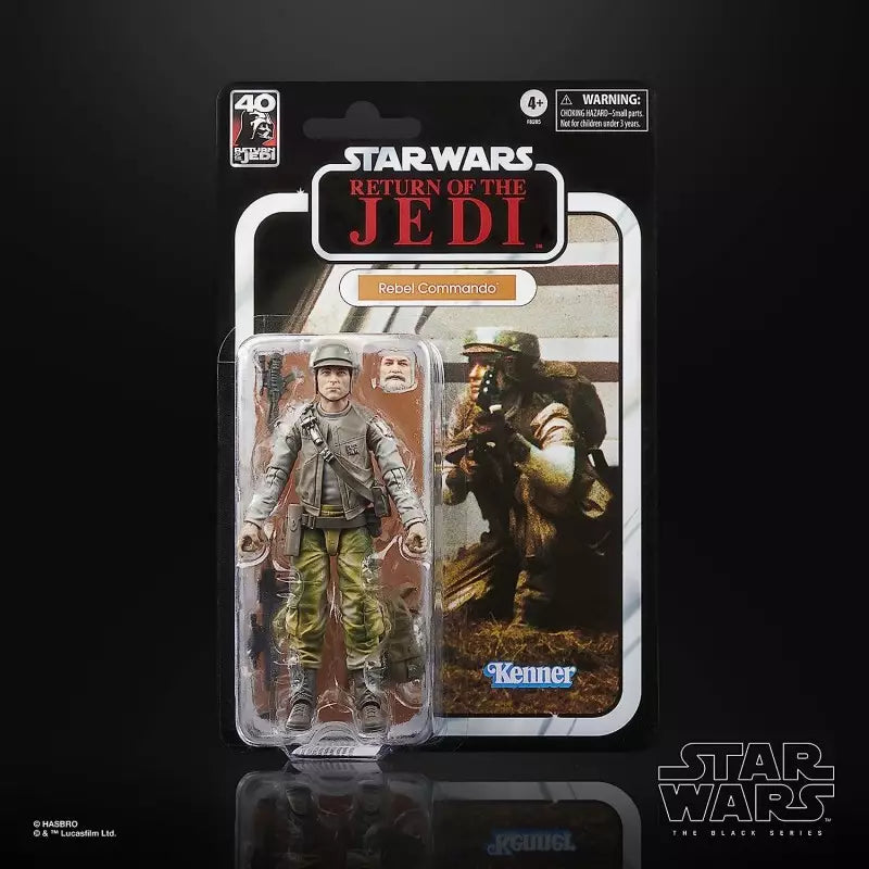 Star Wars The Black Series 40th Rebel Commando Action Figure (Return of the Jedi) - Hasbro - Ginga Toys