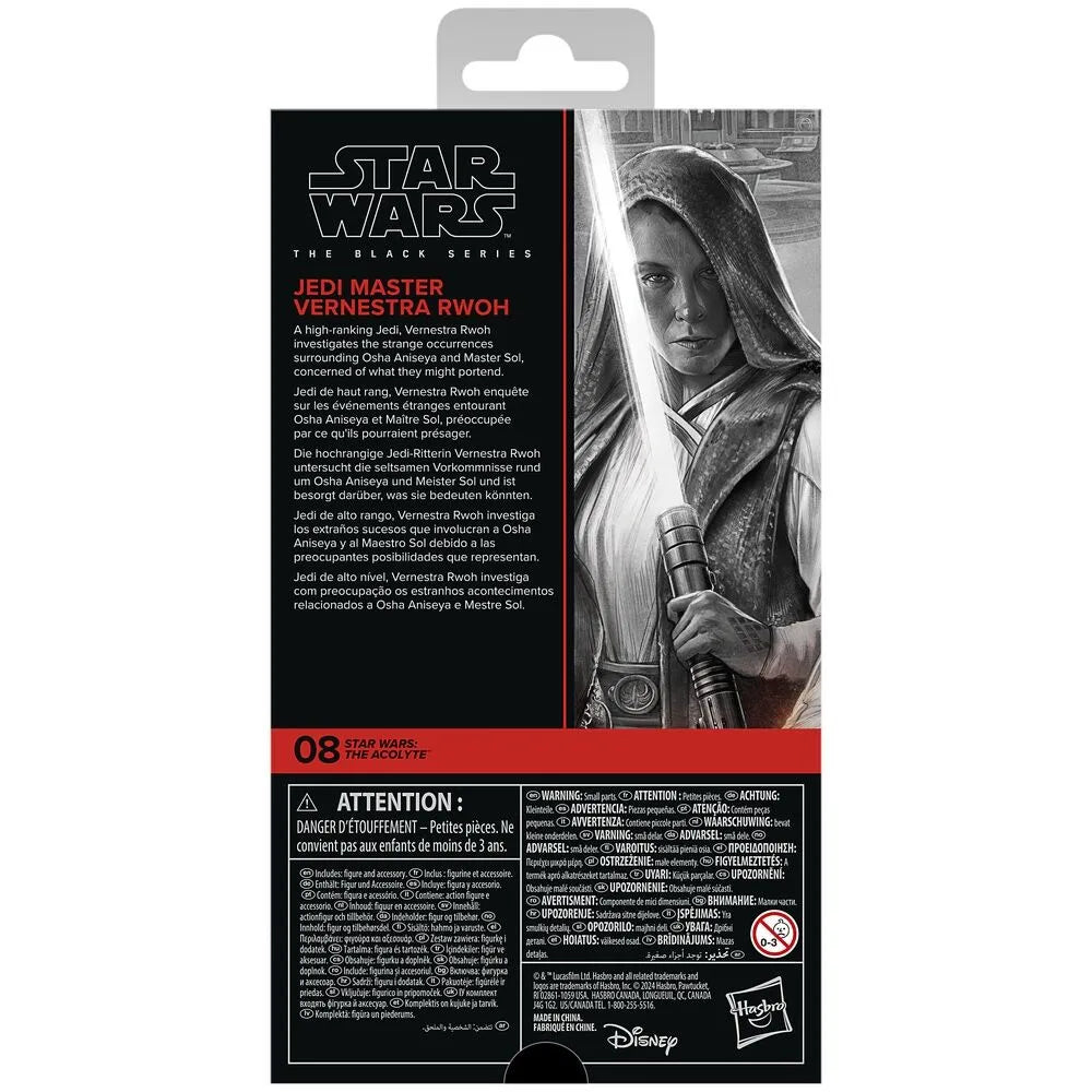 Star Wars: The Black Series 6" Jedi Master Vernestra Rwoh (The Acolyte) Action Figure