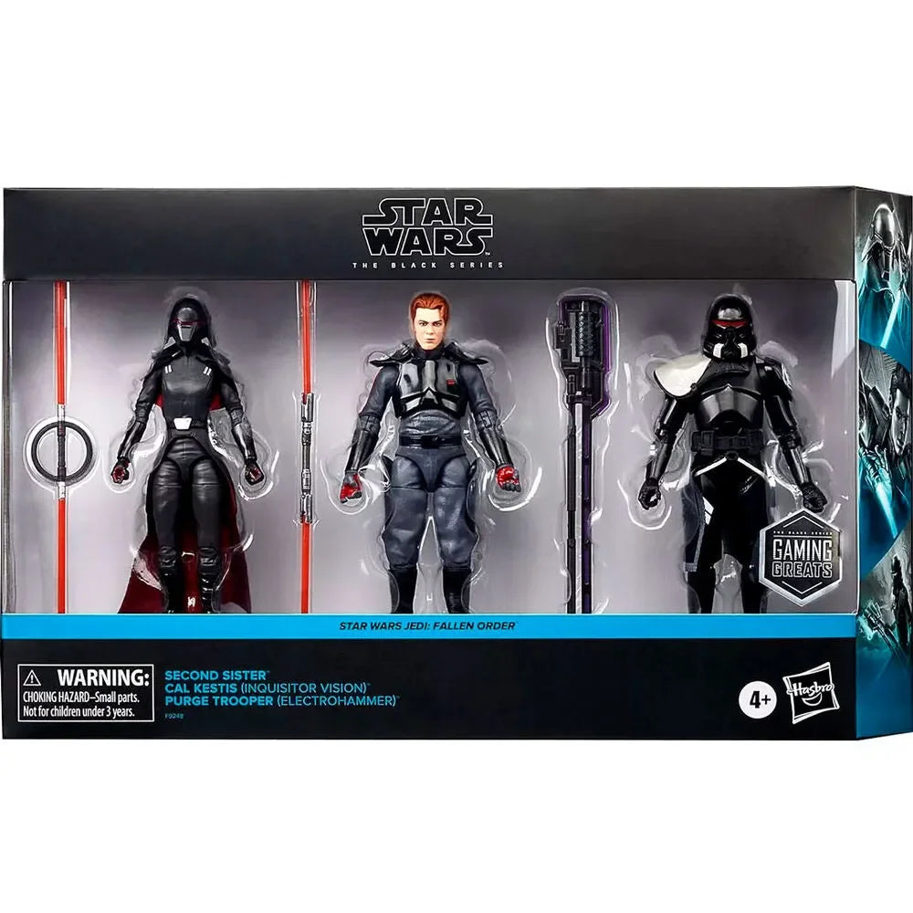 Star Wars The Black Series Jedi: Fallen Order 3-Pack (Second Sister, Cal Kestis, Purge Trooper) - Ginga Toys