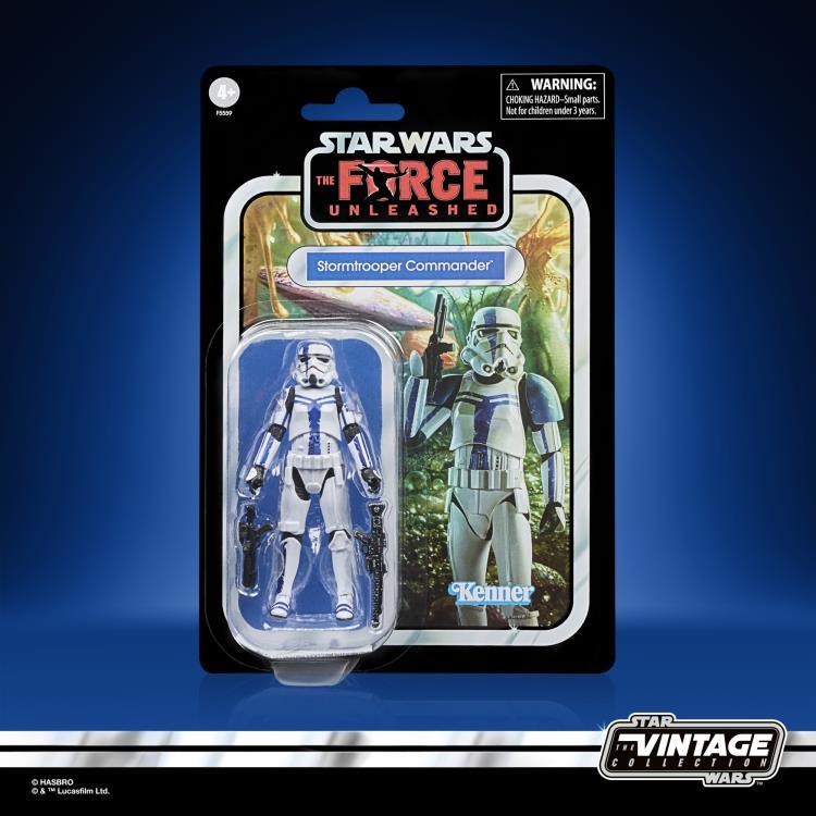 Star Wars The Force Unleashed Stormtrooper Commander Action Figure (The Vintage Collection) - Hasbro - Ginga Toys