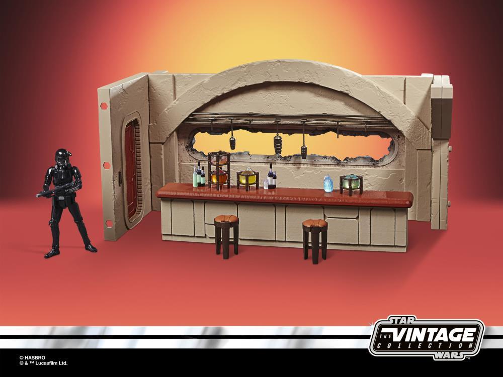 Star Wars The Mandalorian Nevarro Cantina + Imperial Death Trooper Action Figure Playset (The Vintage Collection) - Hasbro - Ginga Toys