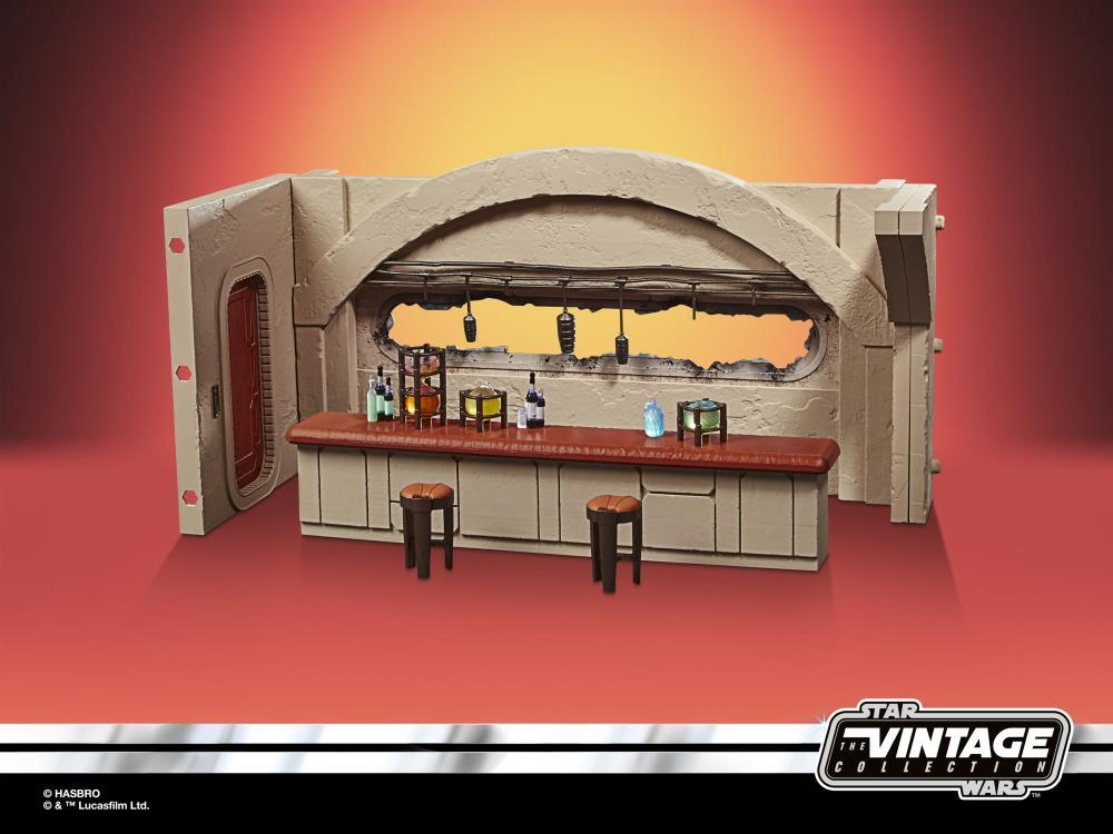 Star Wars The Mandalorian Nevarro Cantina + Imperial Death Trooper Action Figure Playset (The Vintage Collection) - Hasbro - Ginga Toys