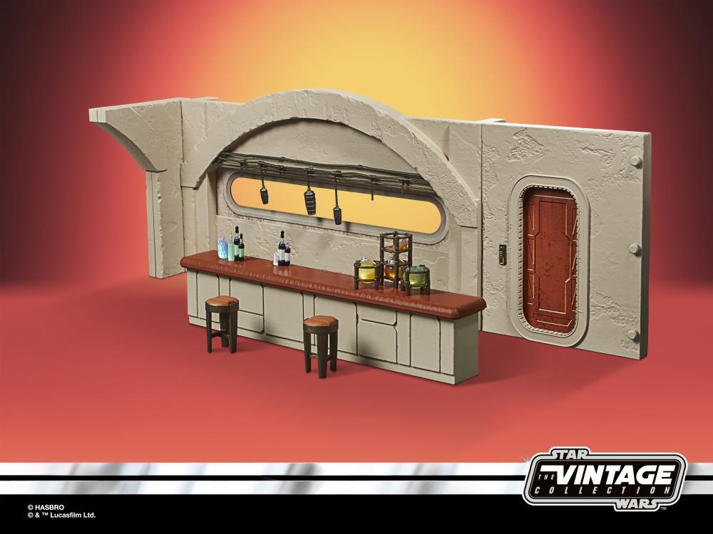 Star Wars The Mandalorian Nevarro Cantina + Imperial Death Trooper Action Figure Playset (The Vintage Collection) - Hasbro - Ginga Toys