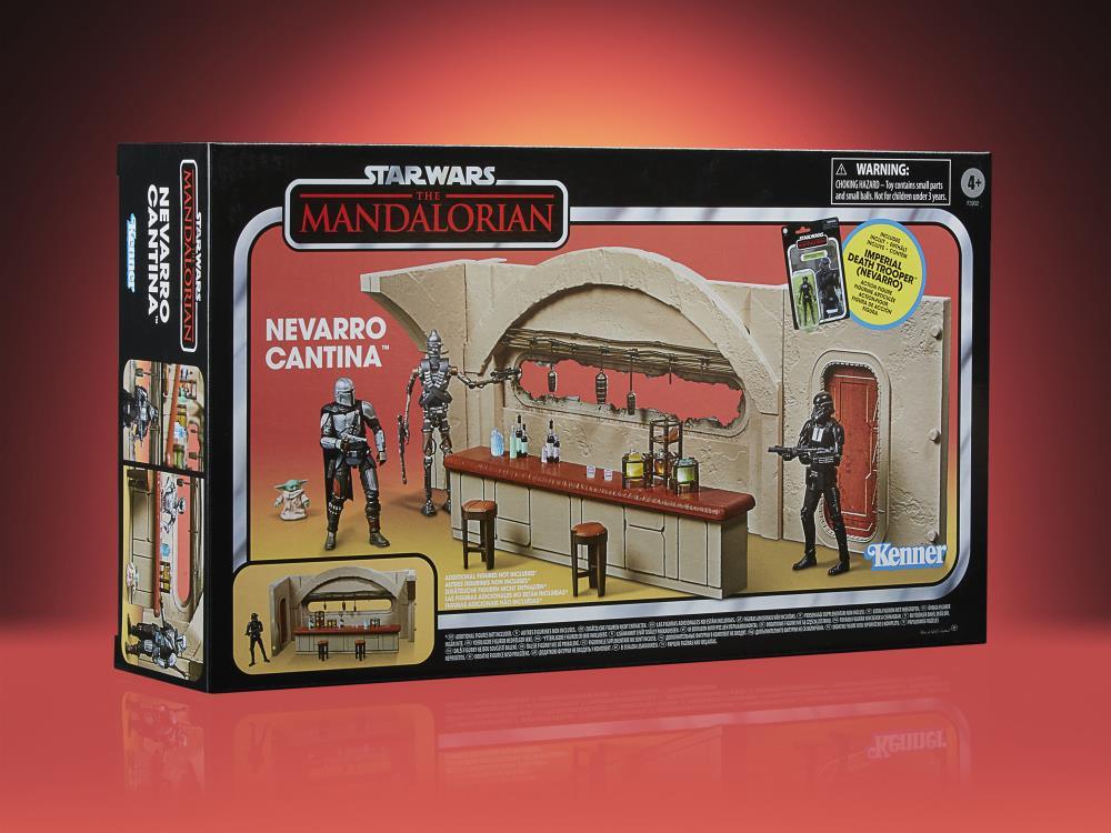 Star Wars The Mandalorian Nevarro Cantina + Imperial Death Trooper Action Figure Playset (The Vintage Collection) - Hasbro - Ginga Toys