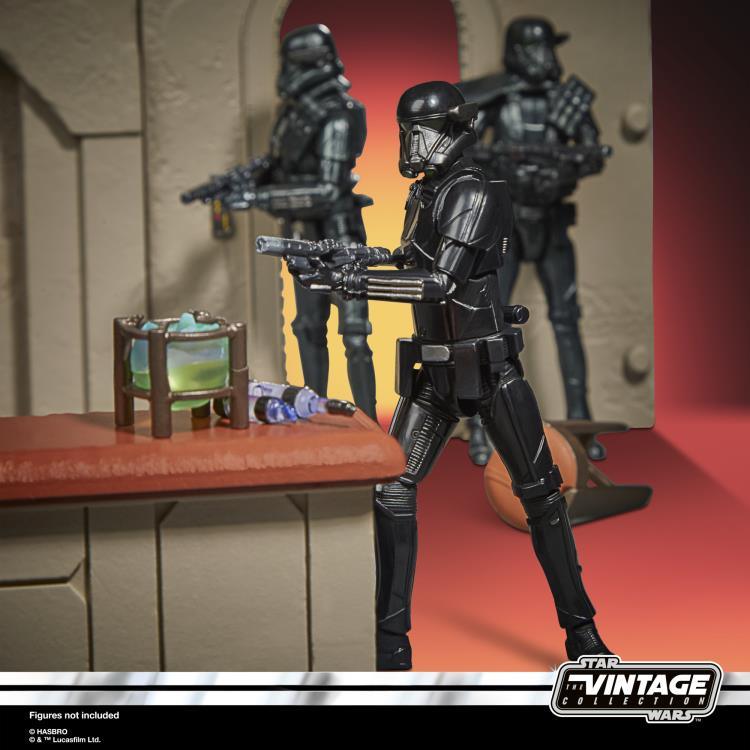 Star Wars The Mandalorian Nevarro Cantina + Imperial Death Trooper Action Figure Playset (The Vintage Collection) - Hasbro - Ginga Toys