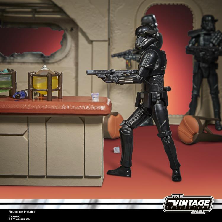 Star Wars The Mandalorian Nevarro Cantina + Imperial Death Trooper Action Figure Playset (The Vintage Collection) - Hasbro - Ginga Toys