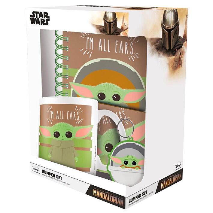 Star Wars The Mandalorian - Yoda the Child Im All Ears Bumper Gift Set - Pyramid International - Ginga Toys