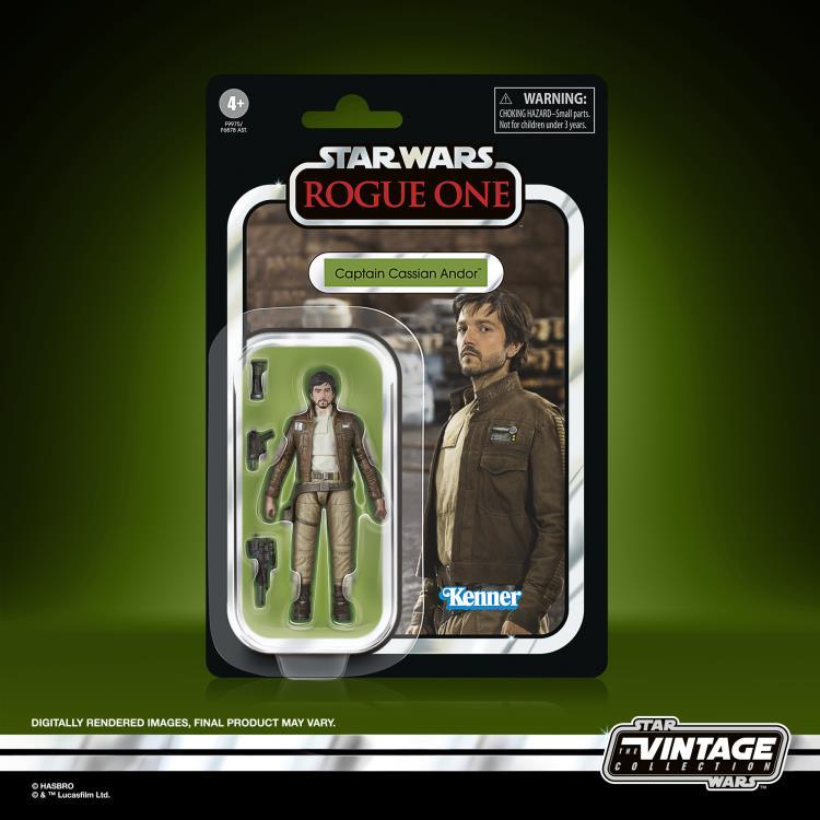 Star Wars: The Vintage Collection Captain Cassian Andor Figure (Rogue One) - Hasbro - Ginga Toys