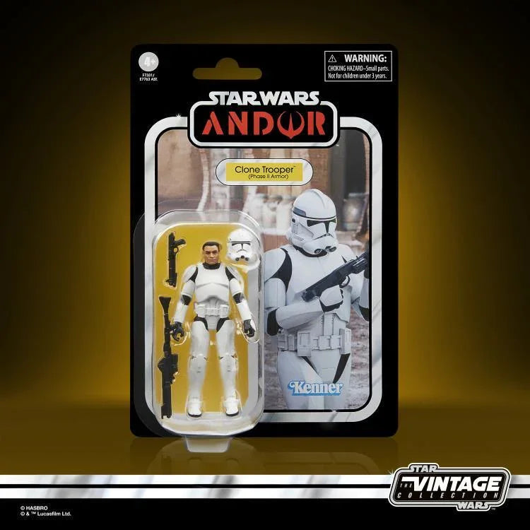 Star Wars: The Vintage Collection Clone Trooper Figure (Phase II Armor) (Andor) - Hasbro - Ginga Toys