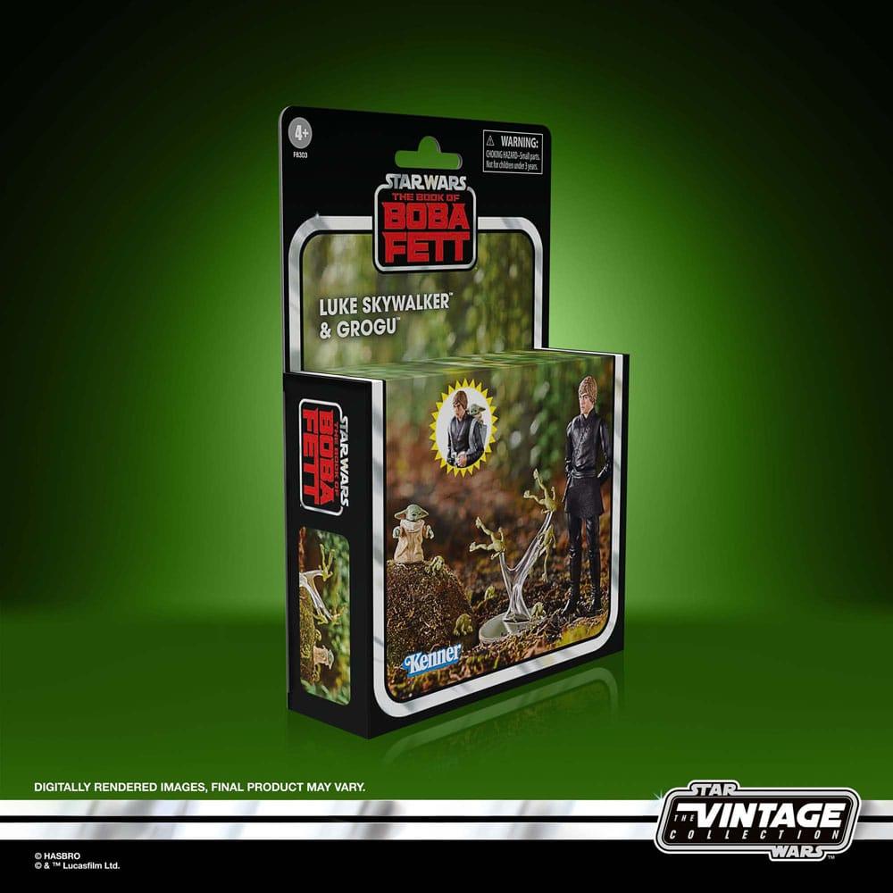 Star Wars: The Vintage Collection - Luke Skywalker & Grogu Action Figure (The Book of Boba Fett) - Hasbro - Ginga Toys