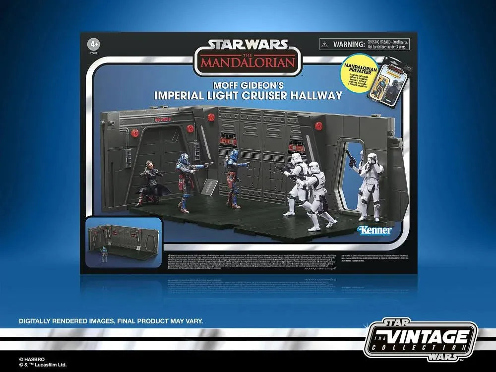 Star Wars: The Vintage Collection Moff Gideon's Imperial Light Cruiser Hallway Playset (The Mandalorian) - Ginga Toys