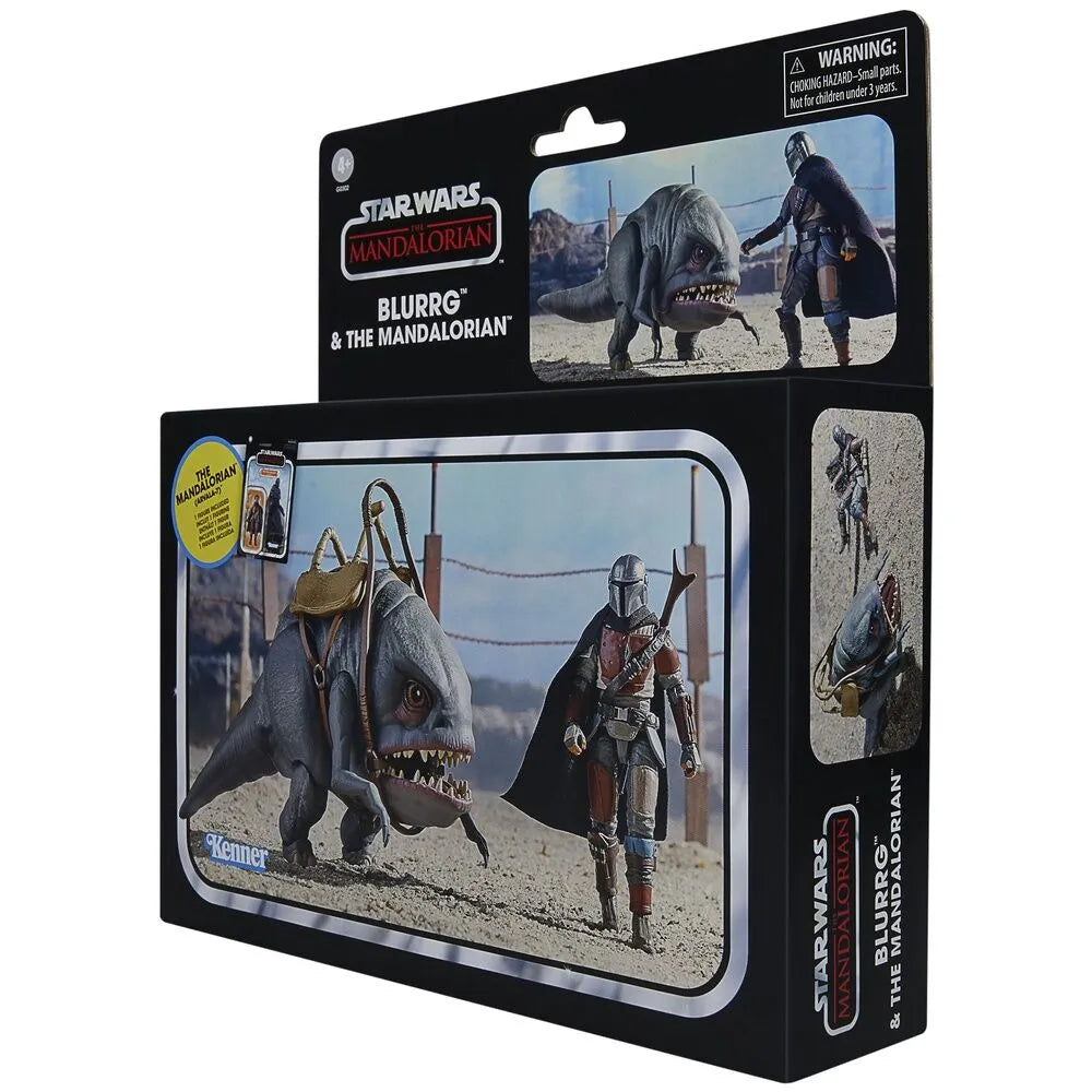 Star Wars: The Vintage Collection The Mandalorian (Arvala-7) & Blurrg Action Figure Set - Ginga Toys