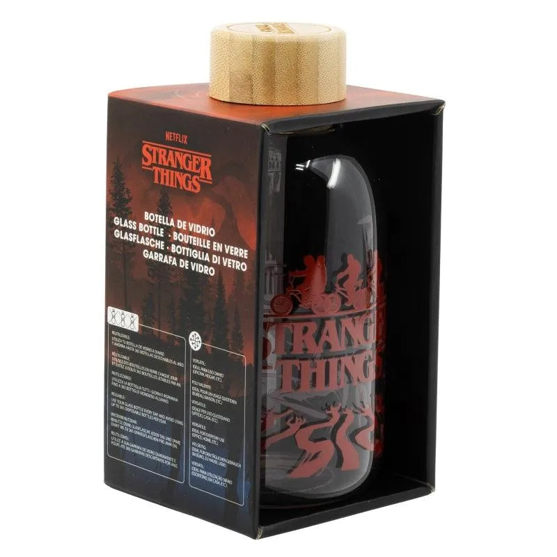 Stranger Things Glass Bottle 620ml - Stor - Ginga Toys