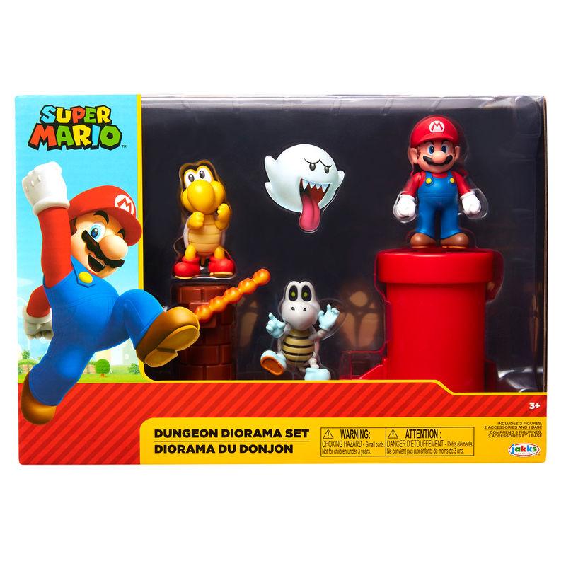 Super Mario Bros Dungeon diorama Playset Figure - Jakks Pacific - Ginga Toys