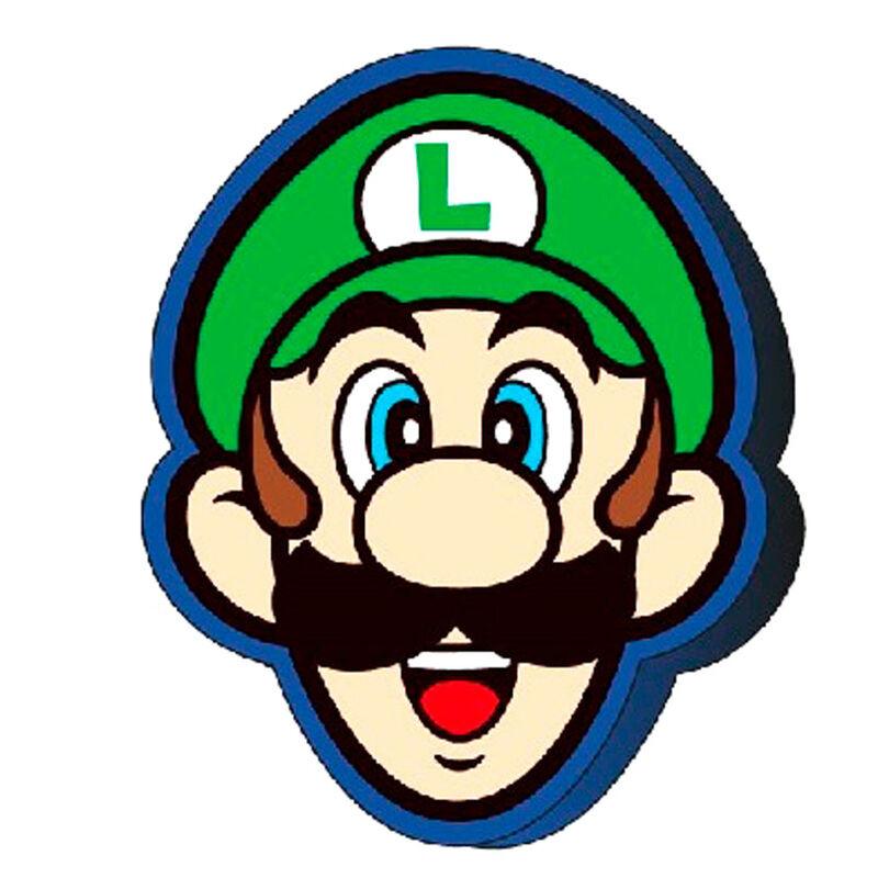 Super Mario Bros Luigi 3D cushion 40cm - Nintendo - Ginga Toys