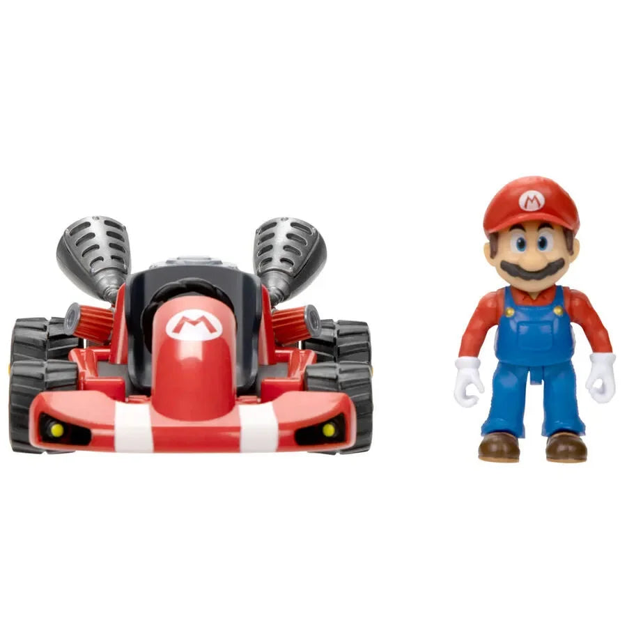 Super Mario Bros. The Movie Mario Pull Back kart Racer - Ginga Toys