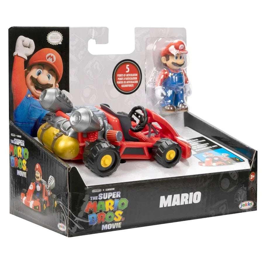 Super Mario Bros. The Movie Mario Pull Back kart Racer - Ginga Toys