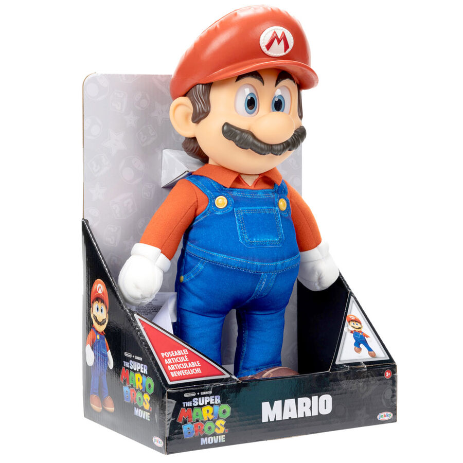 Super Mario Bros The Movie - Super Mario plush toy - Jakks Pacific - Ginga Toys