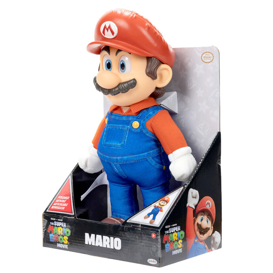 Super Mario Bros The Movie - Super Mario plush toy - Jakks Pacific - Ginga Toys