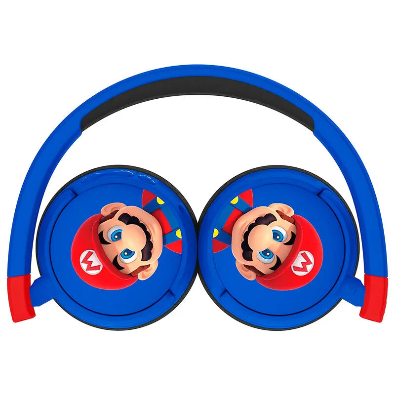 Super Mario Kids Wireless Headphones - Blue - Ginga Toys