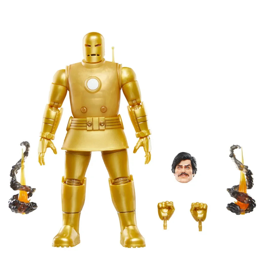 Tales of Suspense Marvel Legends Retro Collection Iron Man (Model 01 - Gold) - Ginga Toys