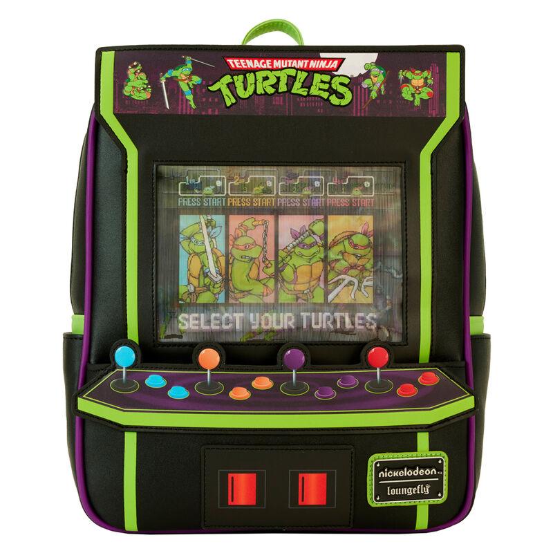 Teenage Mutant Ninja Turtles 40th Vintage Arcade Lenticular Glow Mini Backpack - Ginga Toys