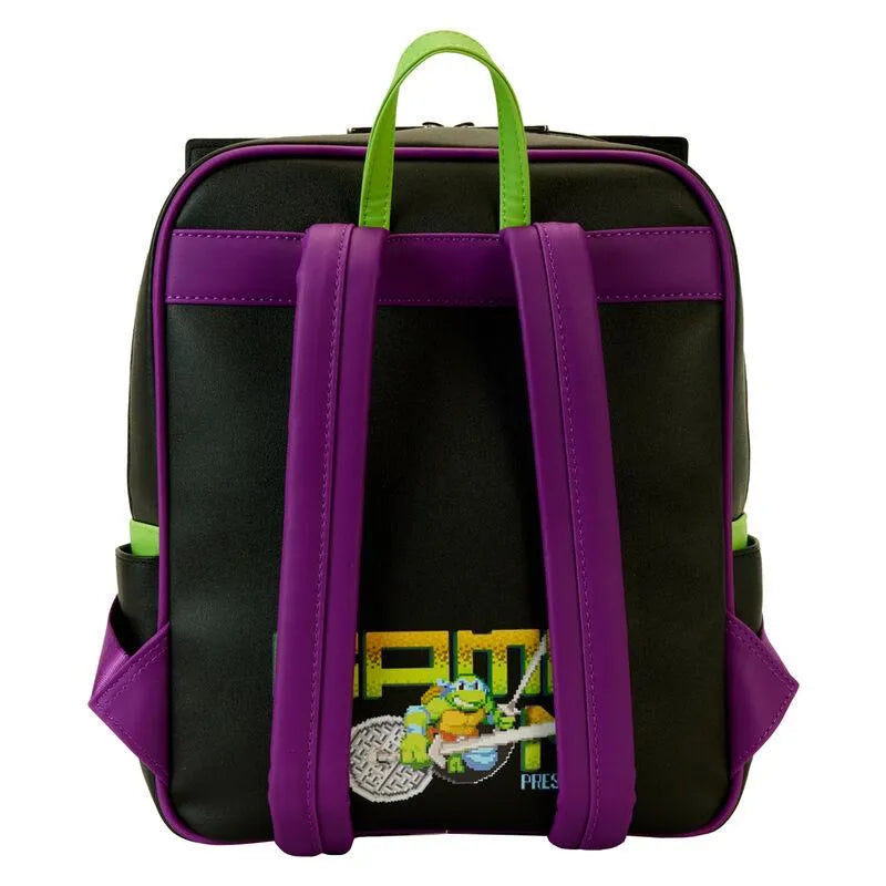 Teenage Mutant Ninja Turtles 40th Vintage Arcade Lenticular Glow Mini Backpack - Ginga Toys