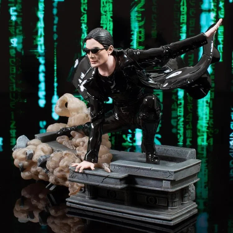 The Matrix Gallery Trinity Figure Diorama - Ginga Toys