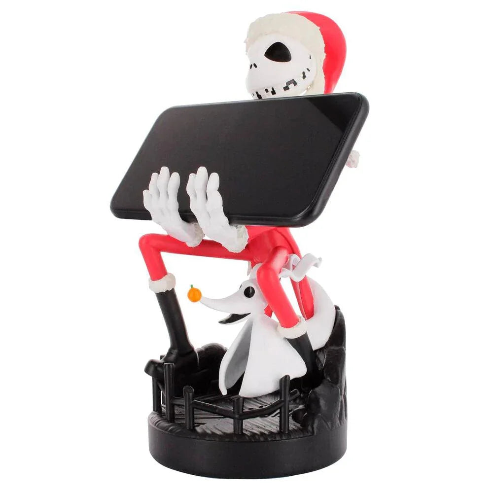 The Nightmare Before Christmas: Jack Skellington In Santa Suit Cable Guys Original Controller and Phone Holder - Exquisite Gaming - Ginga Toys