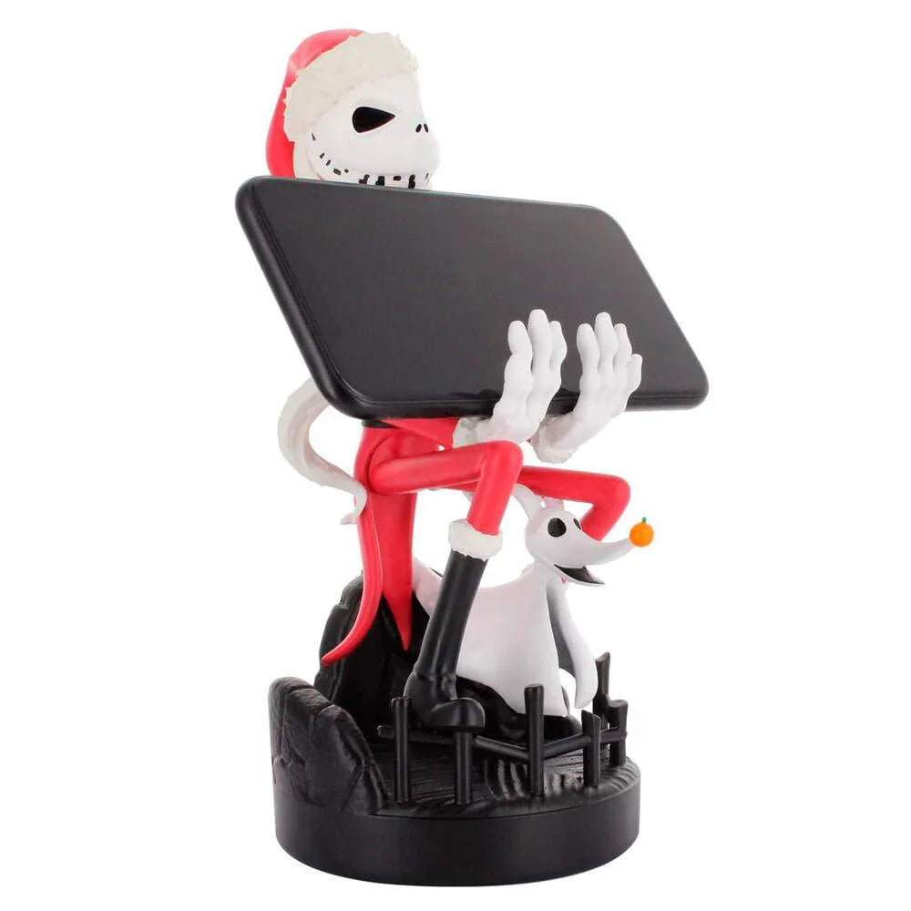 The Nightmare Before Christmas: Jack Skellington In Santa Suit Cable Guys Original Controller and Phone Holder - Exquisite Gaming - Ginga Toys