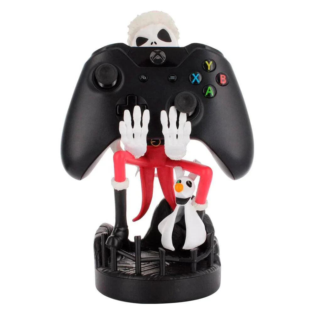 The Nightmare Before Christmas: Jack Skellington In Santa Suit Cable Guys Original Controller and Phone Holder - Exquisite Gaming - Ginga Toys