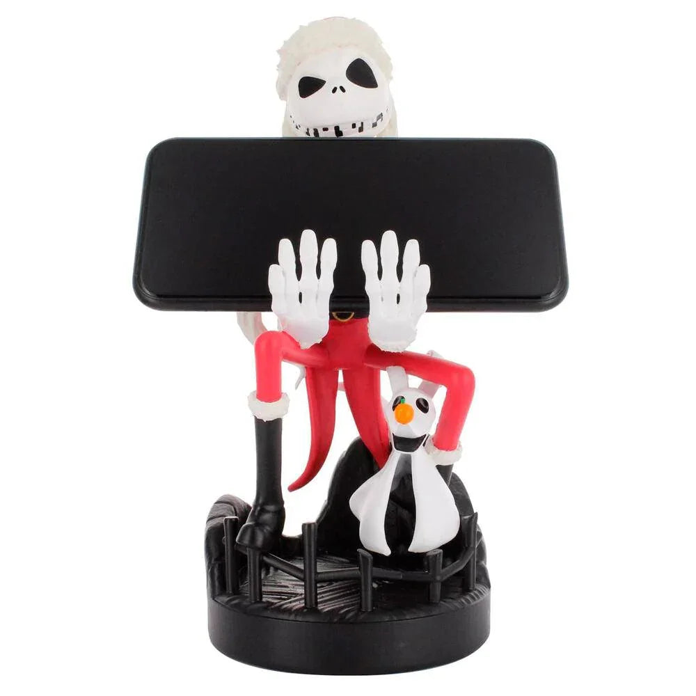 The Nightmare Before Christmas: Jack Skellington In Santa Suit Cable Guys Original Controller and Phone Holder - Exquisite Gaming - Ginga Toys