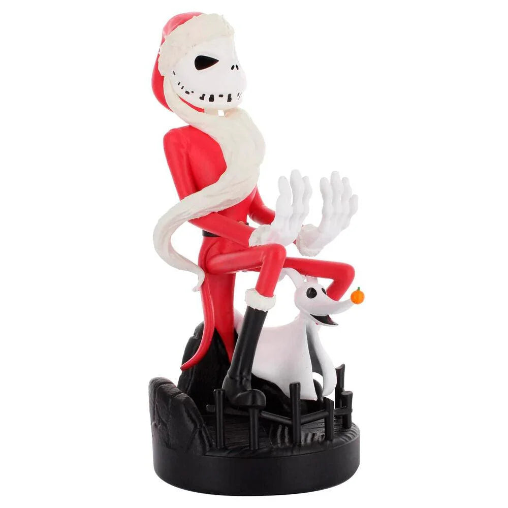 The Nightmare Before Christmas: Jack Skellington In Santa Suit Cable Guys Original Controller and Phone Holder - Exquisite Gaming - Ginga Toys
