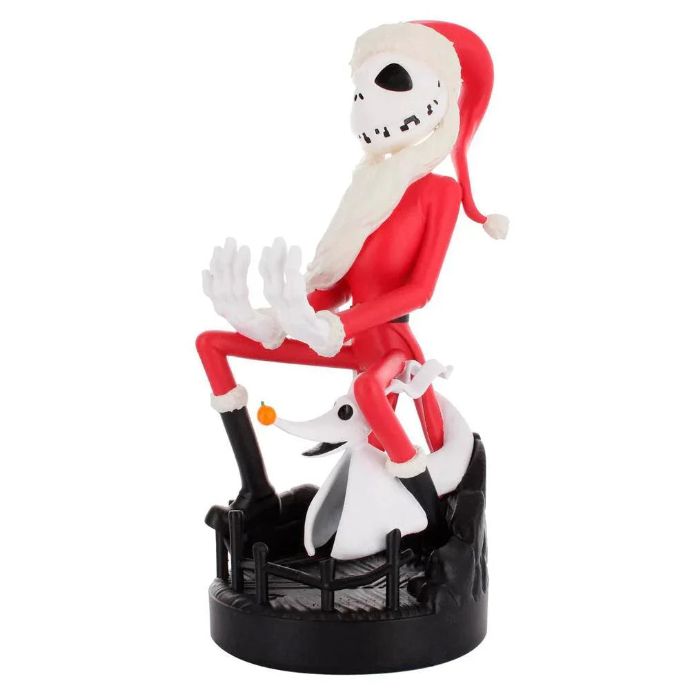 The Nightmare Before Christmas: Jack Skellington In Santa Suit Cable Guys Original Controller and Phone Holder - Exquisite Gaming - Ginga Toys