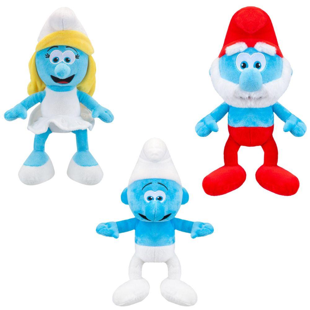 The Smurfs - Grote Smurf / Smurfette / Smurf Variety Soft plush toy 32cm