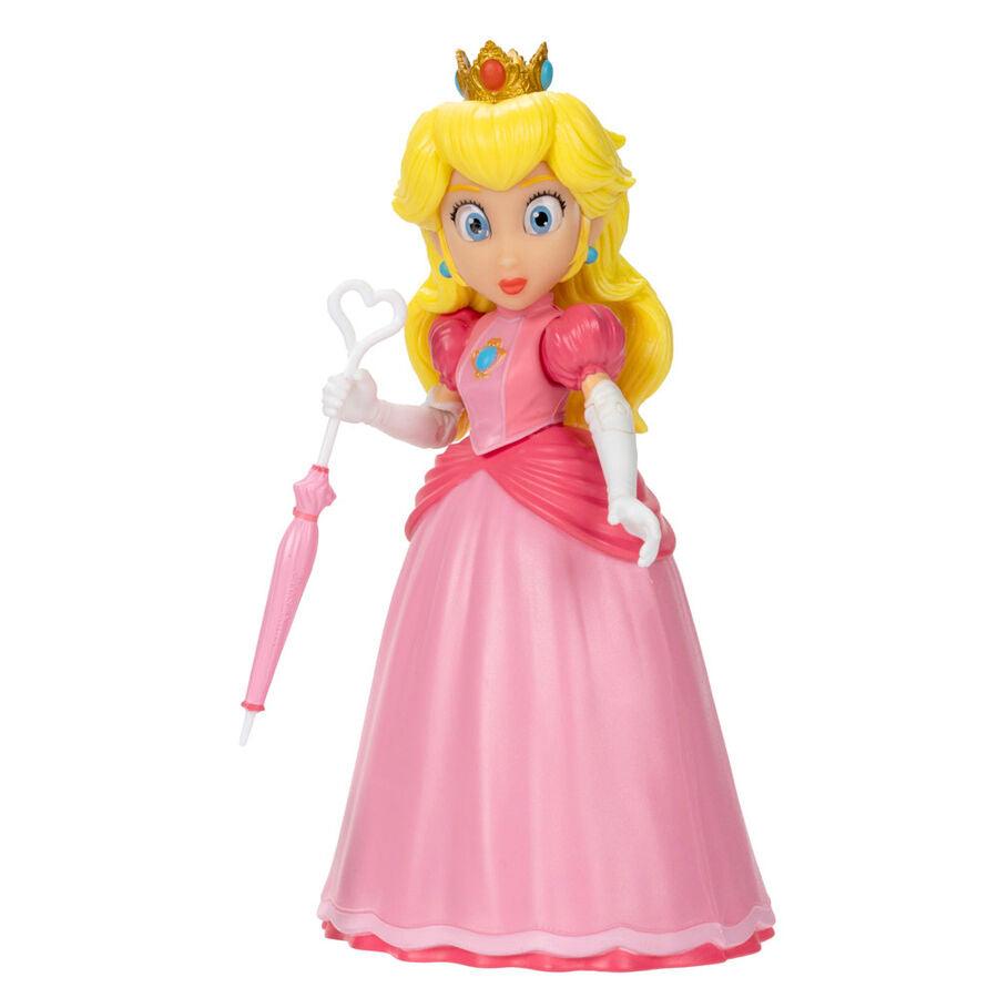The Super Mario Bros. Movie 5" Princess Peach Figure - Jakks Pacific - Ginga Toys