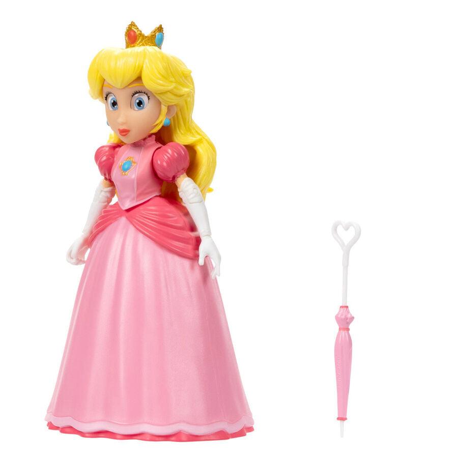 The Super Mario Bros. Movie 5" Princess Peach Figure - Jakks Pacific - Ginga Toys
