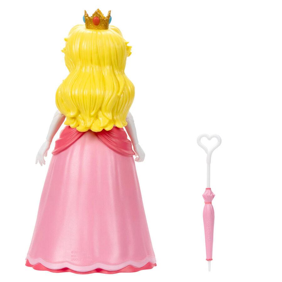 The Super Mario Bros. Movie 5" Princess Peach Figure - Jakks Pacific - Ginga Toys
