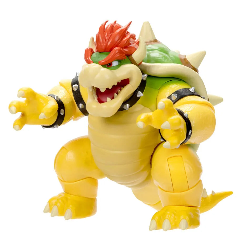 The Super Mario Bros. Movie 7" Fire Breathing Bowser Figure - Ginga Toys