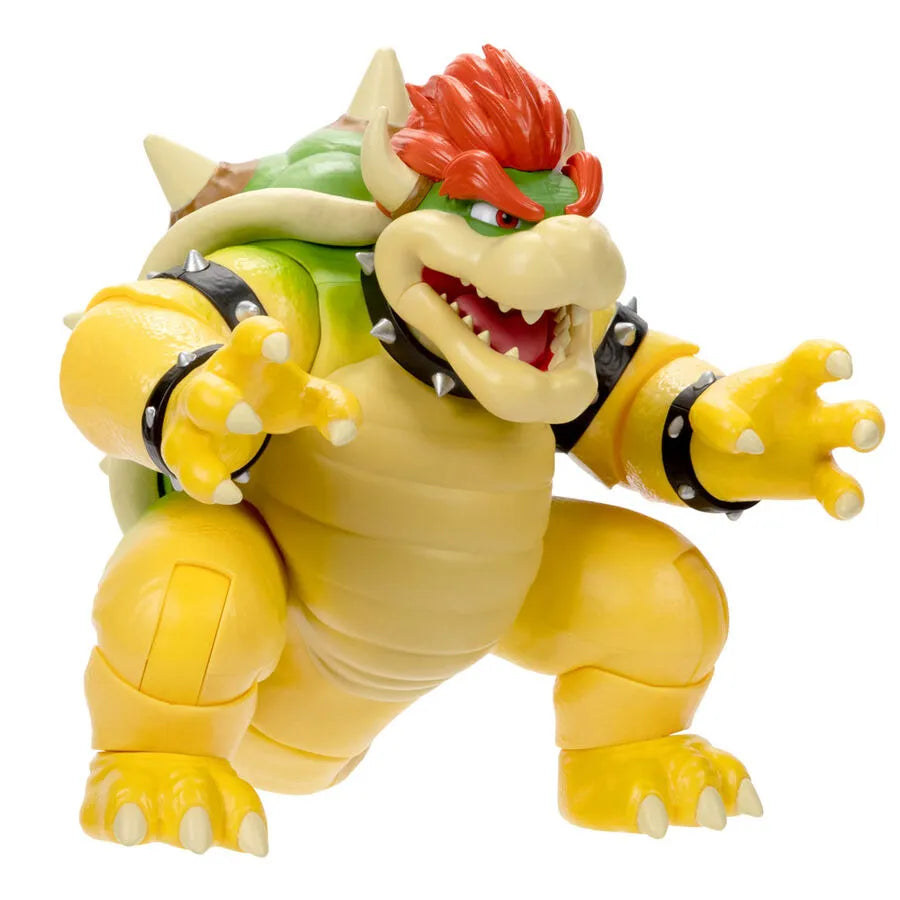 The Super Mario Bros. Movie 7" Fire Breathing Bowser Figure - Ginga Toys