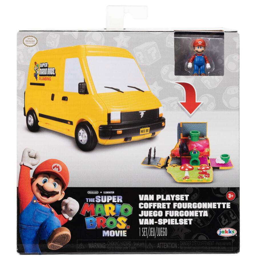 The Super Mario Bros. Movie Mini World Van Playset - Jakks Pacific - Ginga Toys