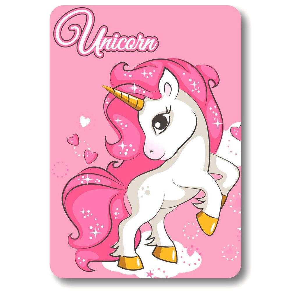 Unicorn polar Girls Pink blanket 100x140cm - Ginga Toys - Ginga Toys