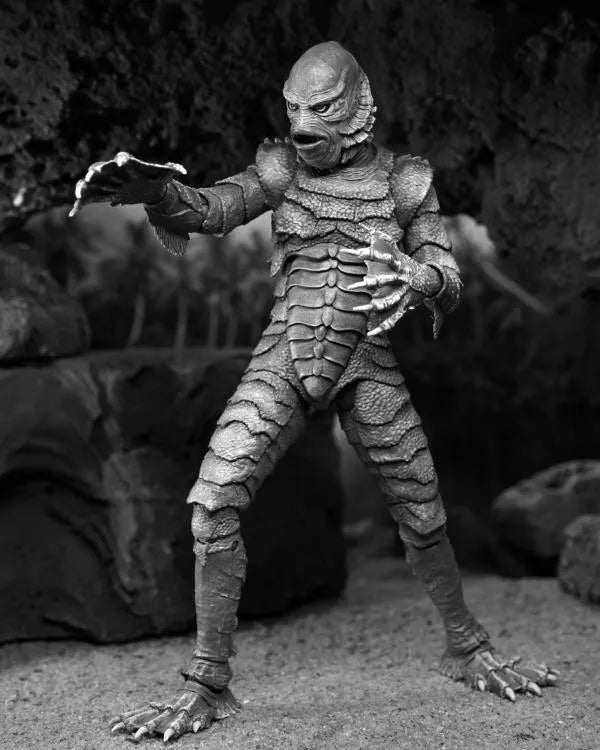 Universal Monsters Ultimate Creature from the Black Lagoon Figure (Black & White) - Ginga Toys
