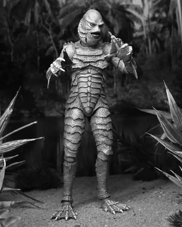Universal Monsters Ultimate Creature from the Black Lagoon Figure (Black & White) - Ginga Toys