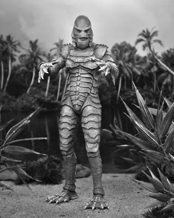 Universal Monsters Ultimate Creature from the Black Lagoon Figure (Black & White) - Ginga Toys