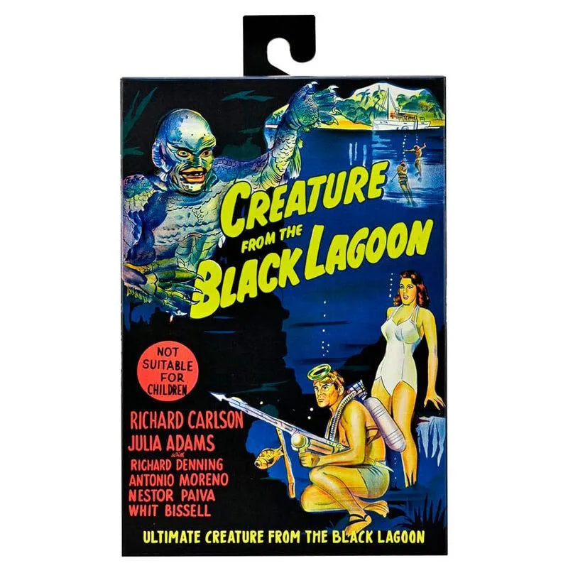 Universal Monsters Ultimate Creature from the Black Lagoon Figure (Black & White) - Ginga Toys