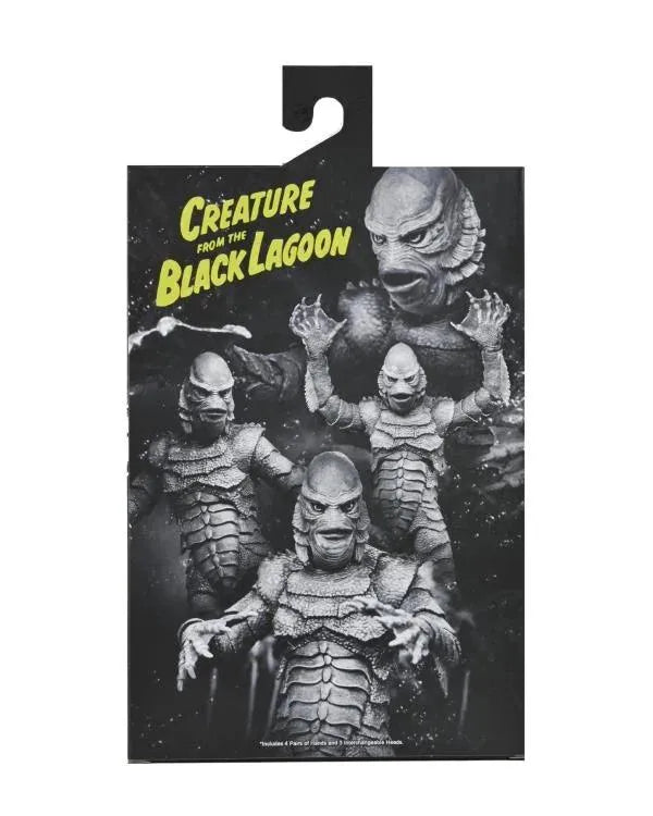 Universal Monsters Ultimate Creature from the Black Lagoon Figure (Black & White) - Ginga Toys