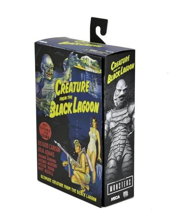 Universal Monsters Ultimate Creature from the Black Lagoon Figure (Black & White) - Ginga Toys