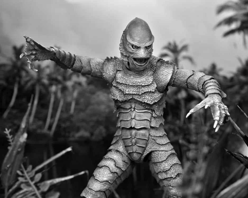 Universal Monsters Ultimate Creature from the Black Lagoon Figure (Black & White) - Ginga Toys