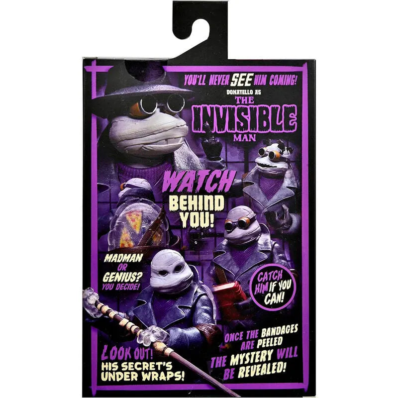 Universal Monsters x Teenage Mutant Ninja Turtles Ultimate Donatello as The Invisible Man - Ginga Toys